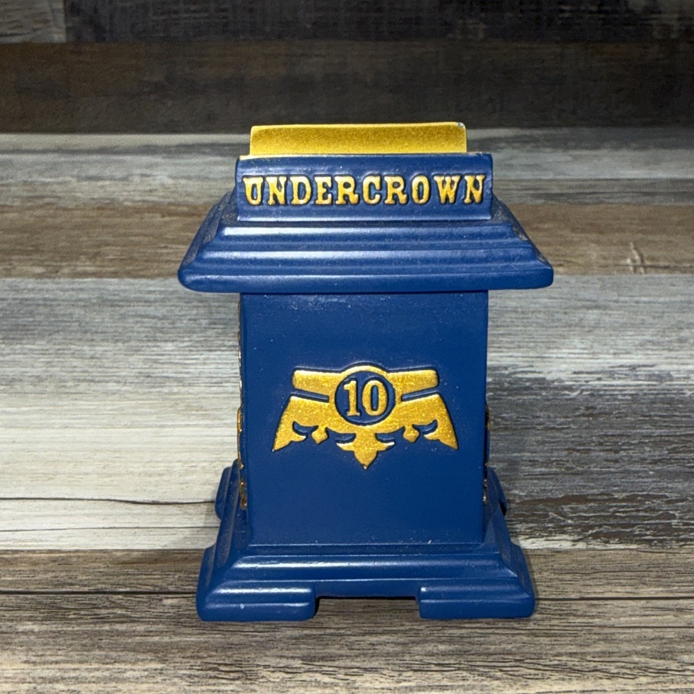 Drew Estate Undercrown 10 Anniversary Blue Gold Podium Cigar Rest Stand Pin - Picture 3 of 6